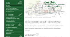 Desktop Screenshot of nestbau-ag.de