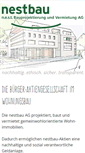 Mobile Screenshot of nestbau-ag.de