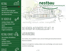 Tablet Screenshot of nestbau-ag.de